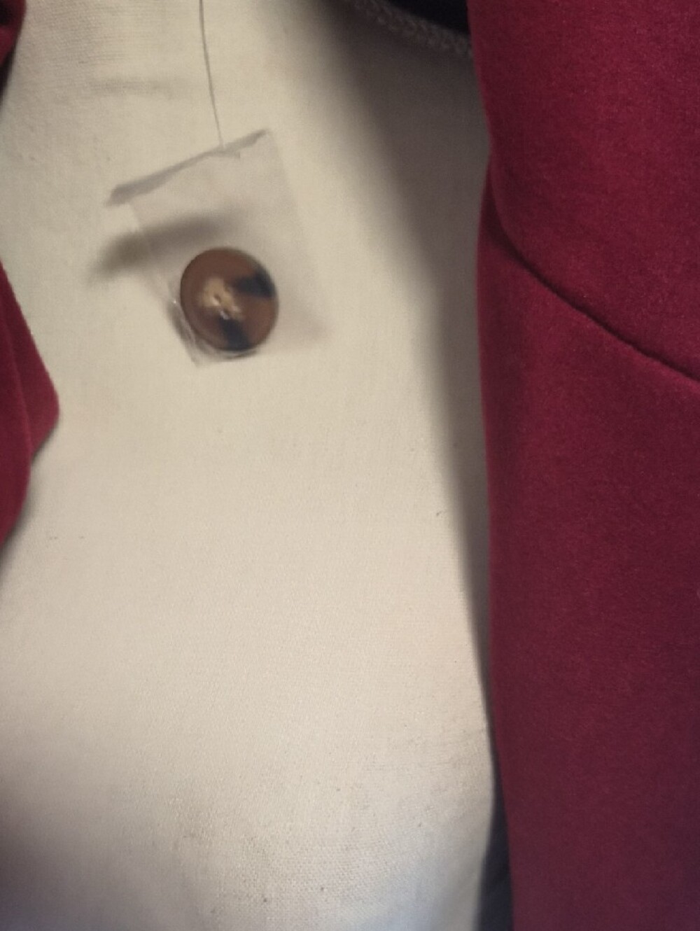 Love Tree Wine  Color Pea Coat - Picture 9 of 9